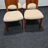 Four vintage Danish design dinning chairs by Holstebro møbelfabrik a/s
