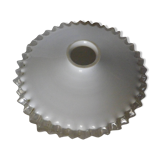 opaline dentelée blanche