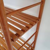 Vintage stick cabinet from the 50s/60s, 180 x 80 x 37 cm