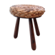 Stool seat raffia
