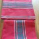 Nappe basque vintage vermillon 170X140 et 5 serviettes
