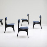 set of six Alfred Hendrickx S3 dining chairs for Belform