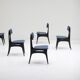 set of six Alfred Hendrickx S3 dining chairs for Belform