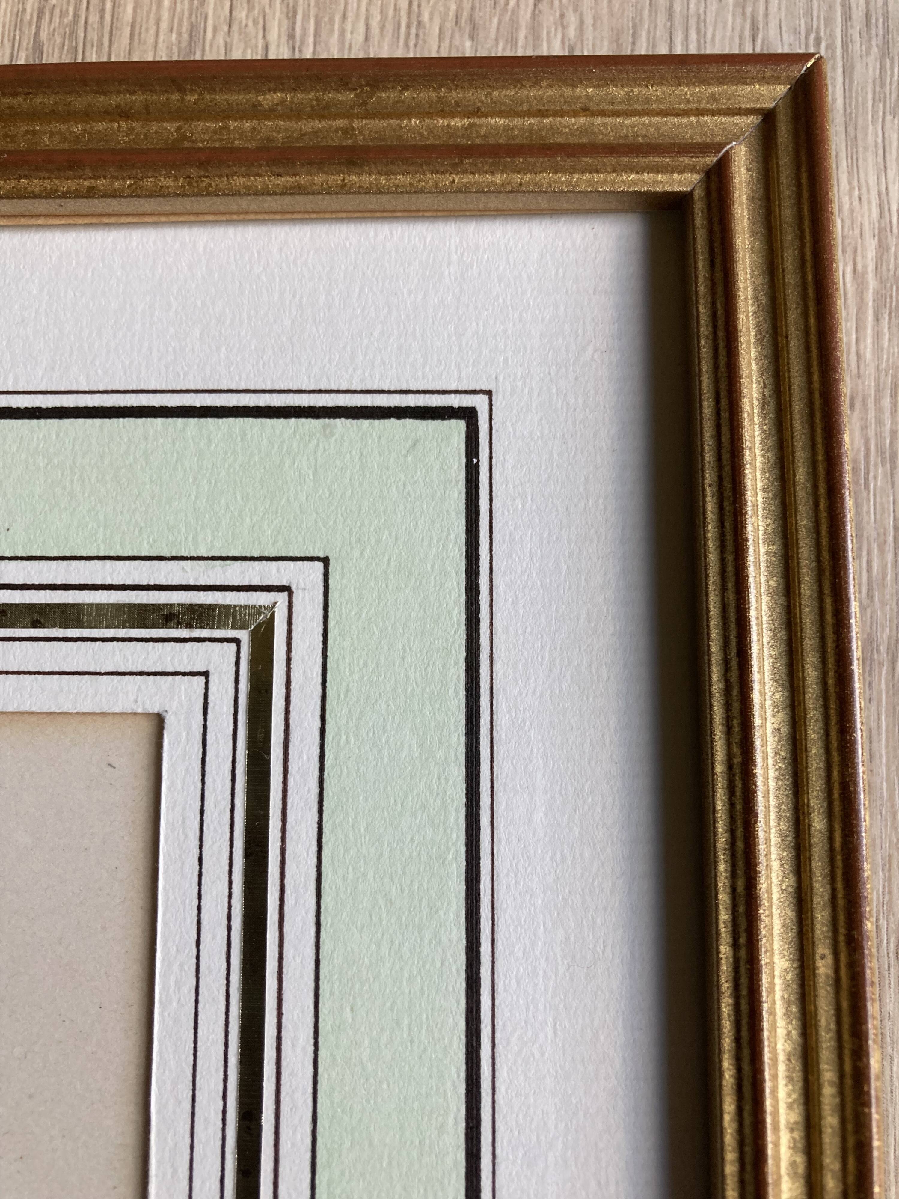 Framed engravings "animated flowers" - JJ Grandville