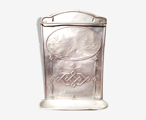Old tin utensil holder