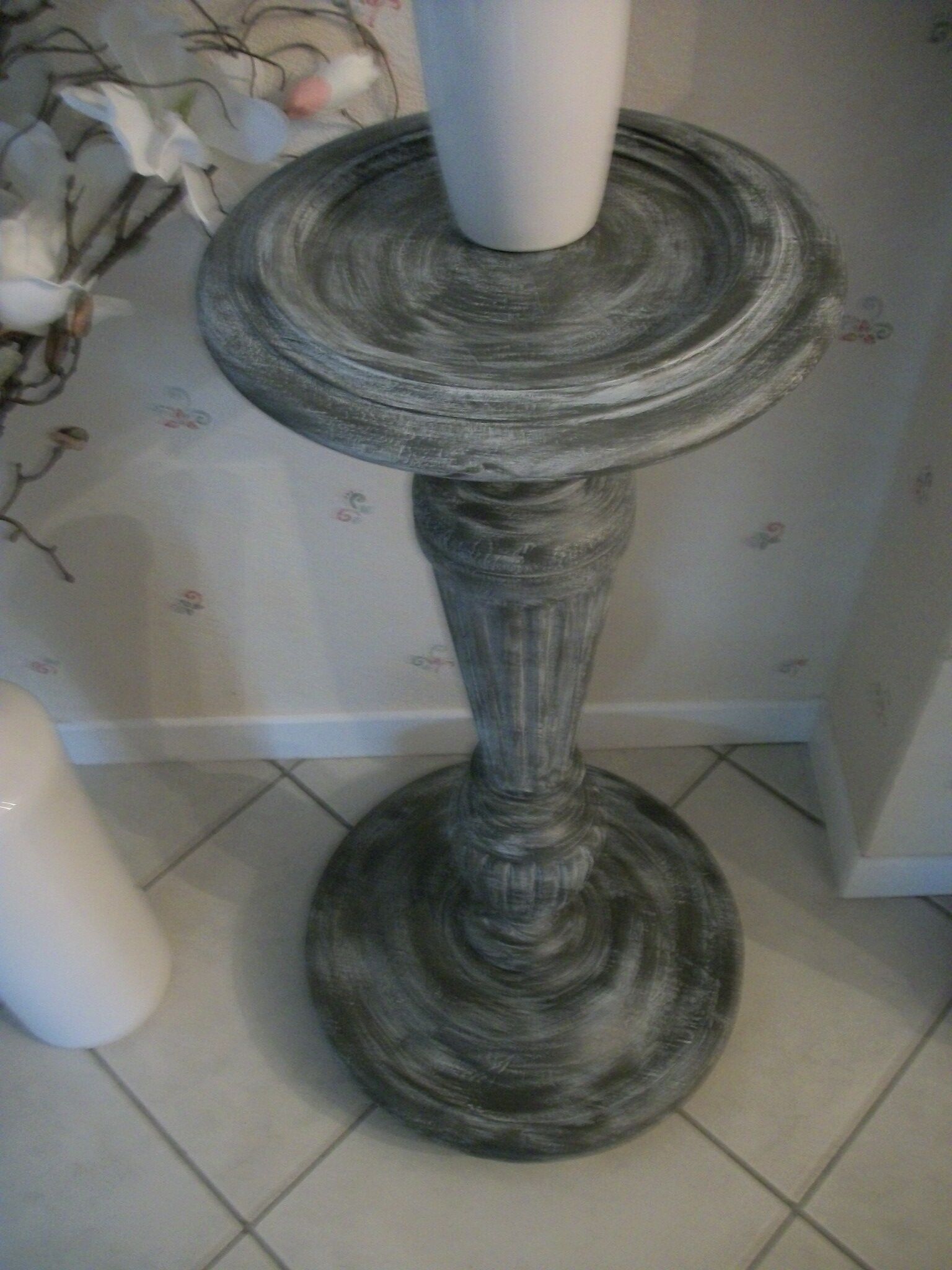 Shabby shabby cerusé wooden harness furniture