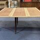 19th-century Louis XVI dining table in Cuban mahogany.