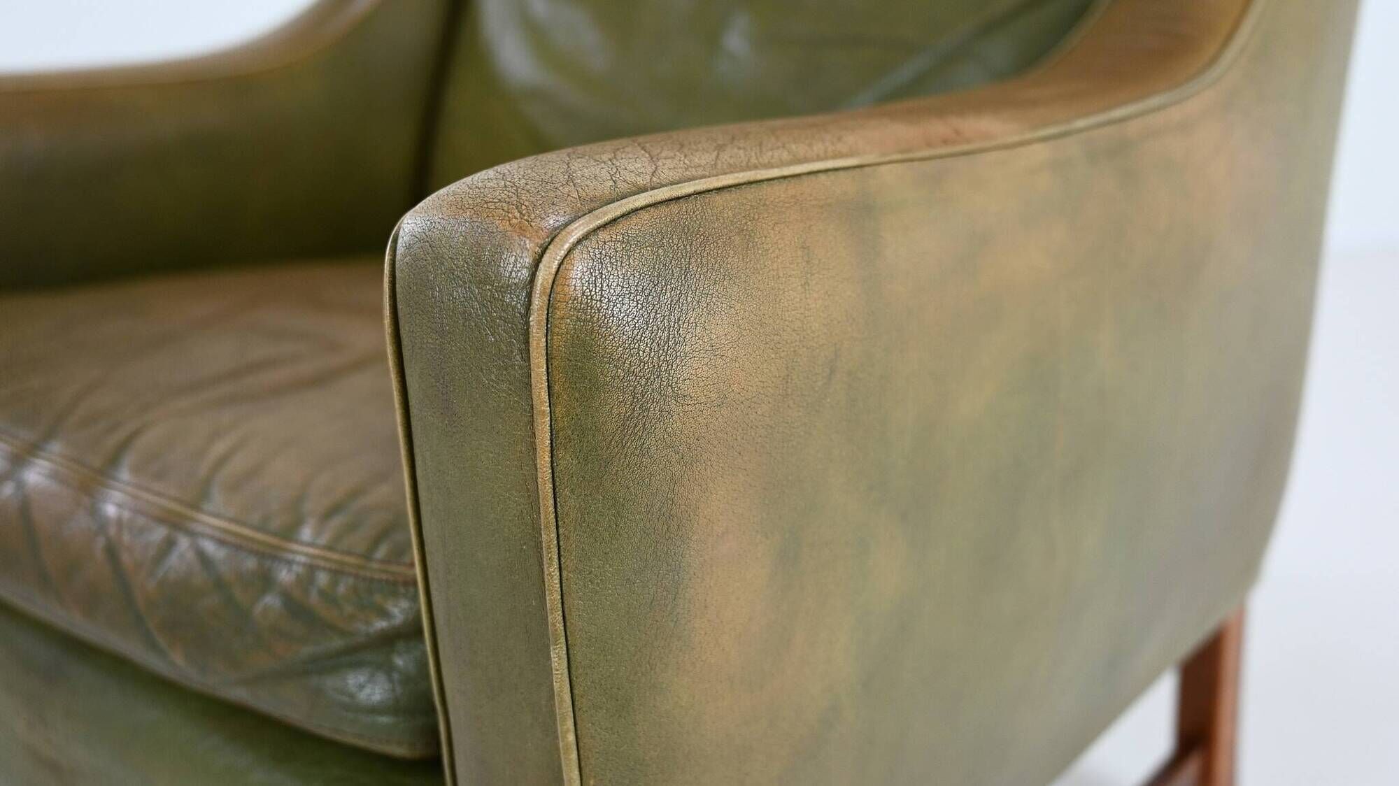 Fredrik Kayser, Wingback Armchair, Model 965h For Vatne Møbler. C.1960