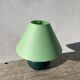 Lampe en bois boule verte l