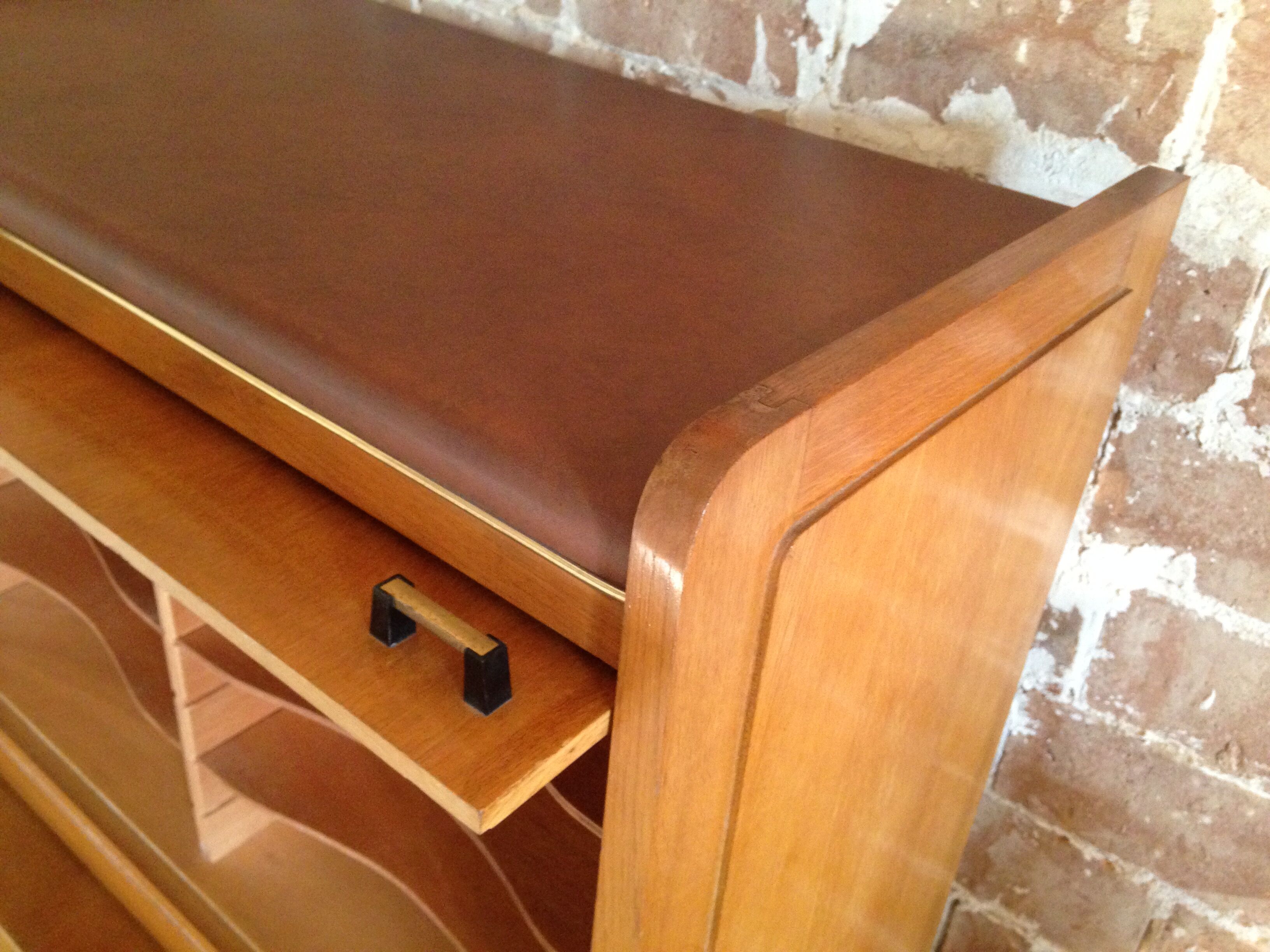 Furniture storage year 50 wood and skai has 16 compartments