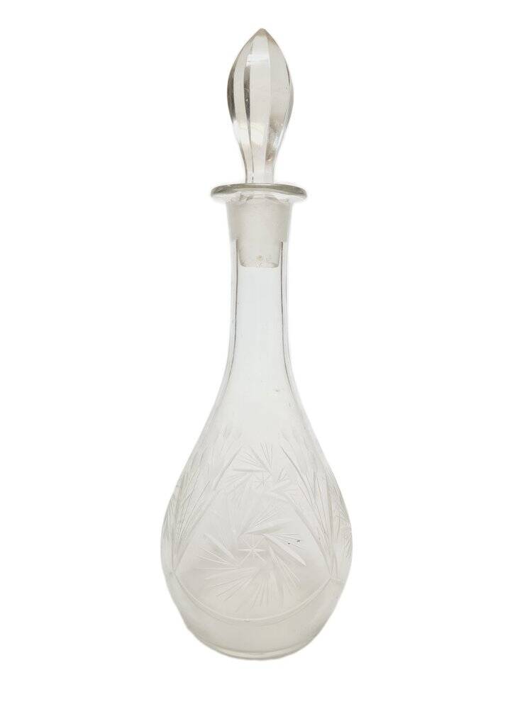 Art Deco crystal carafe, Germany, 1900s