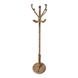 Vintage rattan bamboo parrot coat rack