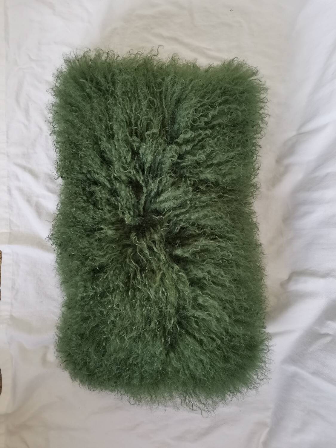 Tibetan sheepskin cushion