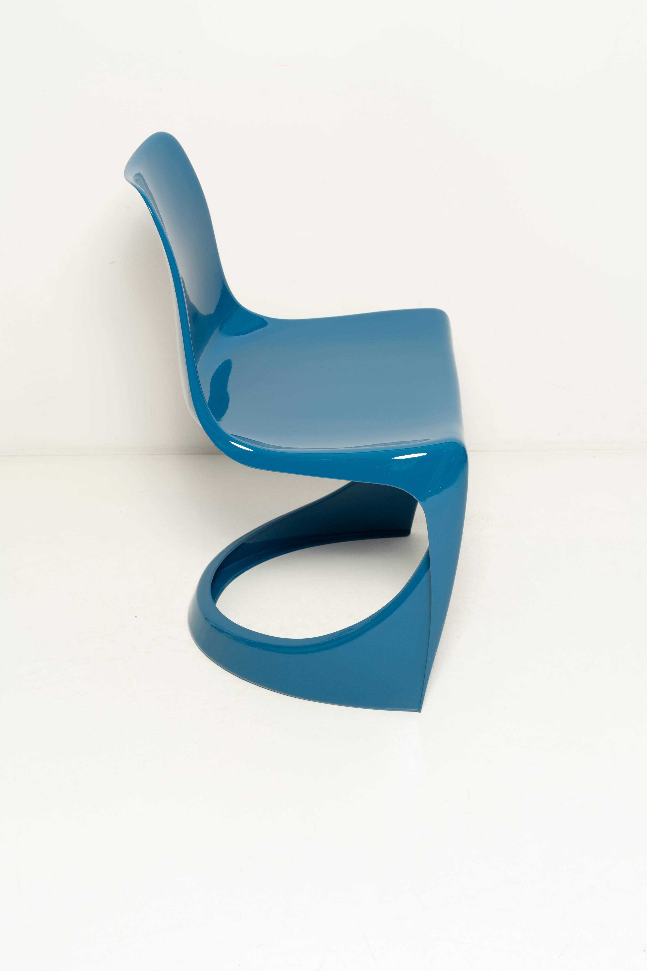Mid-century blue sea Cado chair, Steen Østergaard, Europe, 1960s