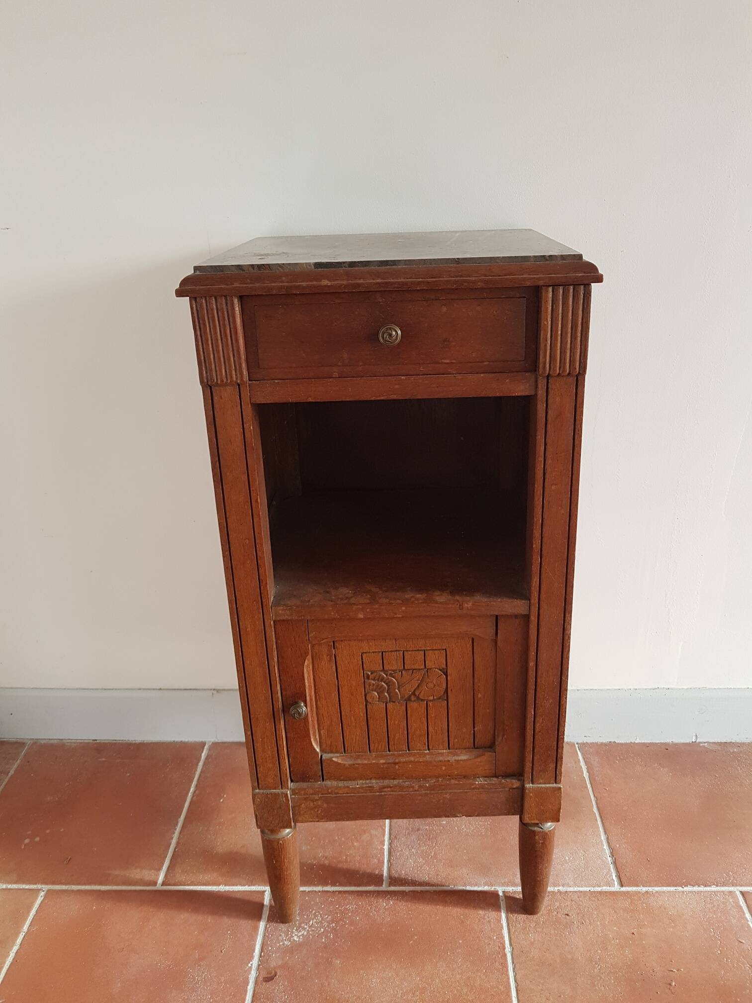 Antique Art Deco bedside table
