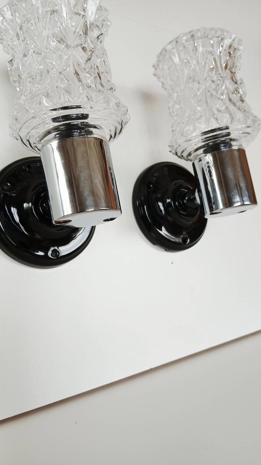 Paire d'appliques murales