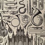 Lithograph on the music of 1928