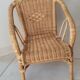 Vintage wicker and rattan chair