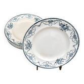 Assiettes Terre de fer Lavoisier
