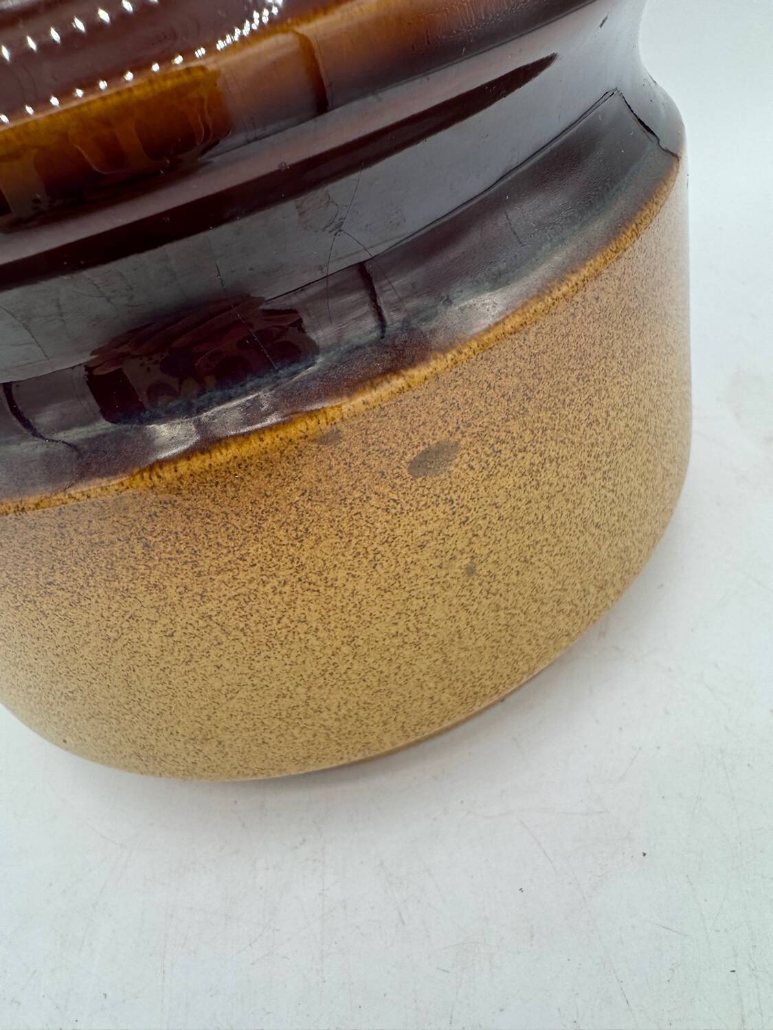 Vintage Digoin cache pot