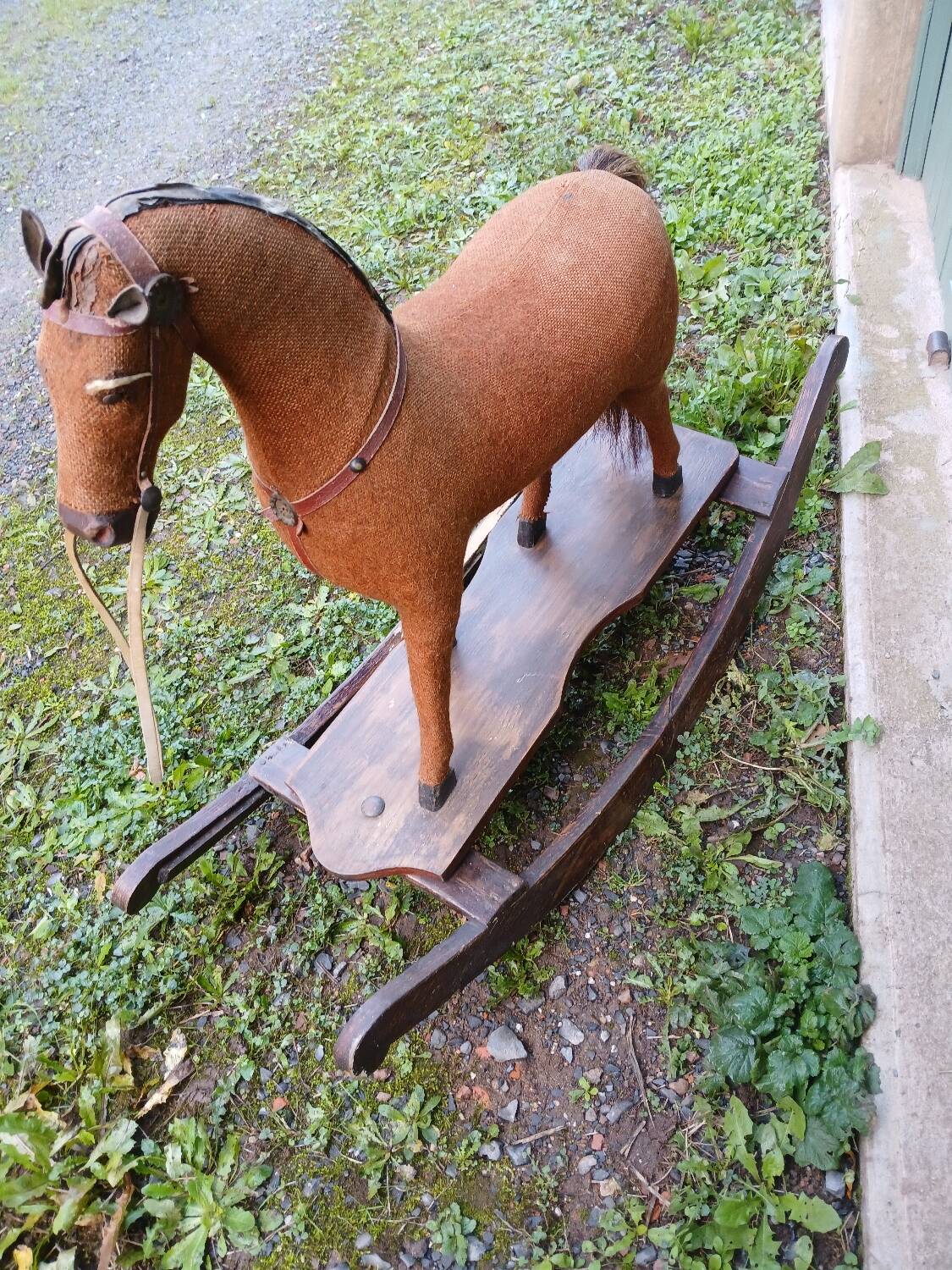 Antique rocking horse