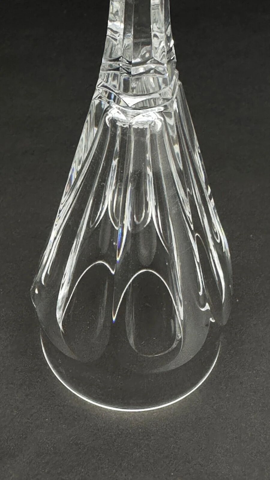 Baccarat, set of 9 champagne flutes model Duchesse de Dino