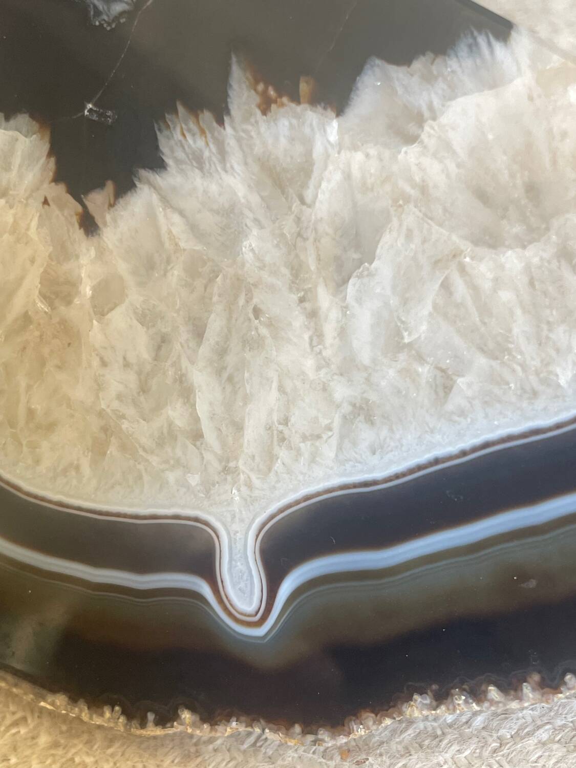 Paire de serres-livres en agate 4,3kg