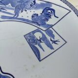 Assiette Pied-douche Gien Éventails Japonais