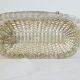 Christofle basket door silver metal bottle