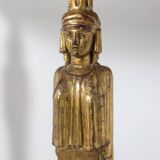 Empire style console with caryatid decoration. Circa 1880.