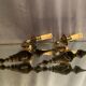 Pair of Louis XIV style brass sconces