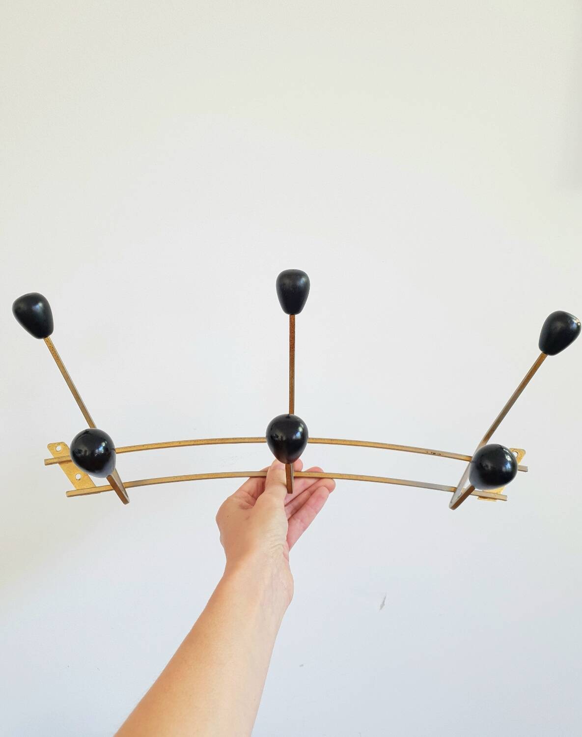 Vintage 60s coat hooks