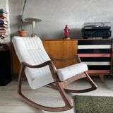 Original mid-century rocking Chair from TON, Czechoslovakia, 1960s