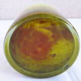 Vase verre scandinave signé John Orwar Lake