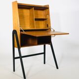 Vintage secretary with compass foot, France 1950's