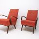 Pair of mid century bentwood armchairs by Jaroslav Šmídek, 1960s