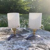 Pair of bedside lamps