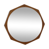 Octagonal Scandinavian mirror 43 cm