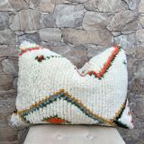 Housse de coussin berbère marocaine Azilal aux motifs colorés 60x40cm