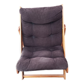 Fauteuil kon-tiki Ikea bois velours Gillis Lundgren vintage