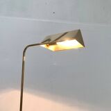 Mid-century floor lamp with counterweight in brass, 1960s