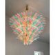 Lustre italien contemporain « Palmetta » en verre de Murano style Spoutnik
