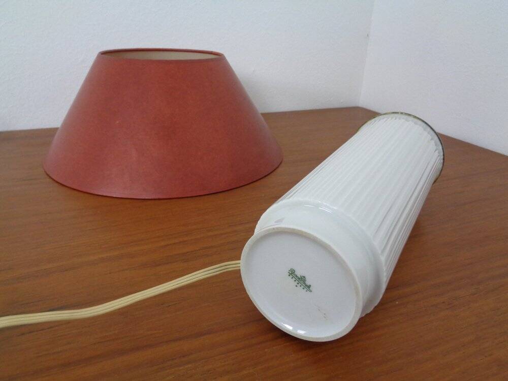 Porcelain table lamp from Rosenthal, Germany, 1960s.