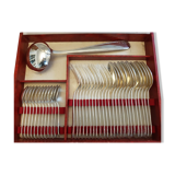 Ménagère en argent 36 couverts et sa louche