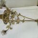 Lustre corbeille Louis XVI en bronze