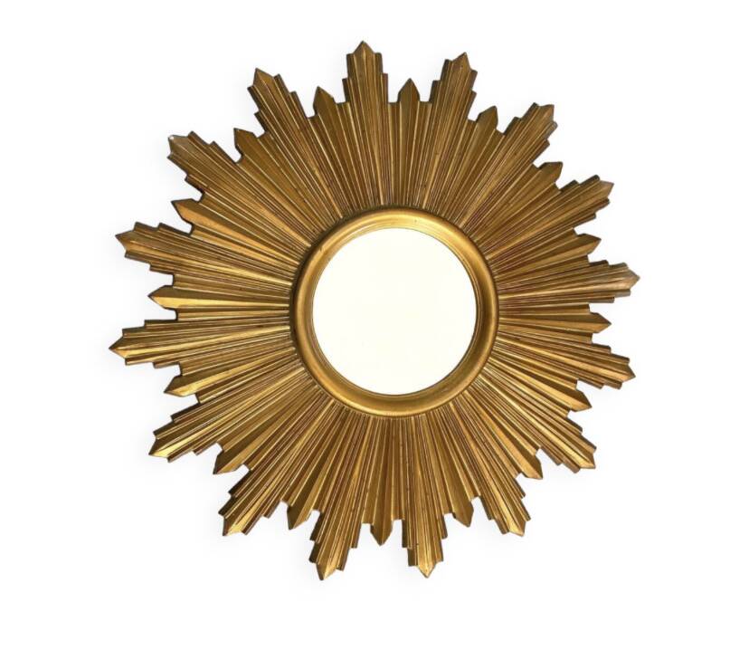 Large sun mirror from the 50s/60s