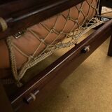 Rare set by JEAN GILLON, TIJUCA salon - 5 pieces - rosewood & leather