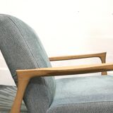 Floating zag celadon Red Edition chair