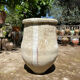 Ancient terracotta pottery jar