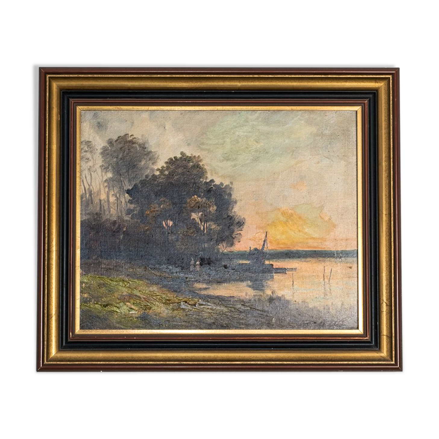 Oil on canvas 19th century